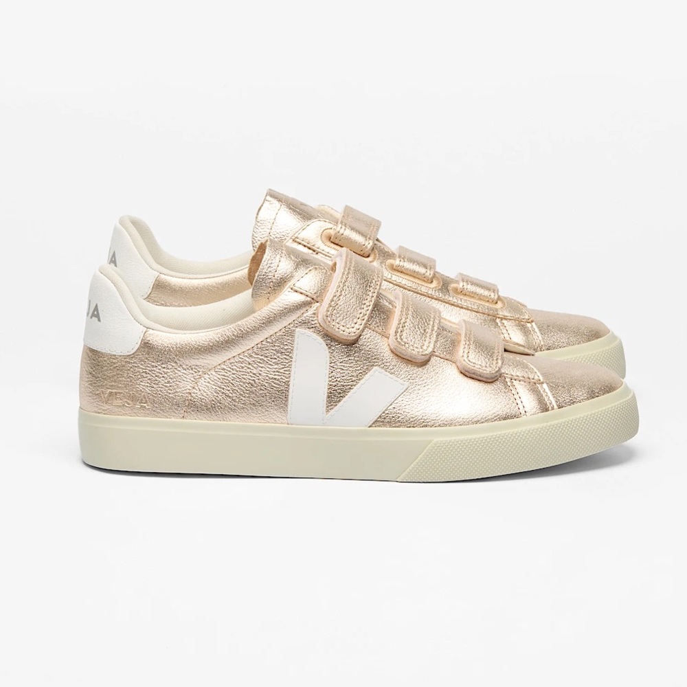 Brand New Veja Recife Leather Platine White